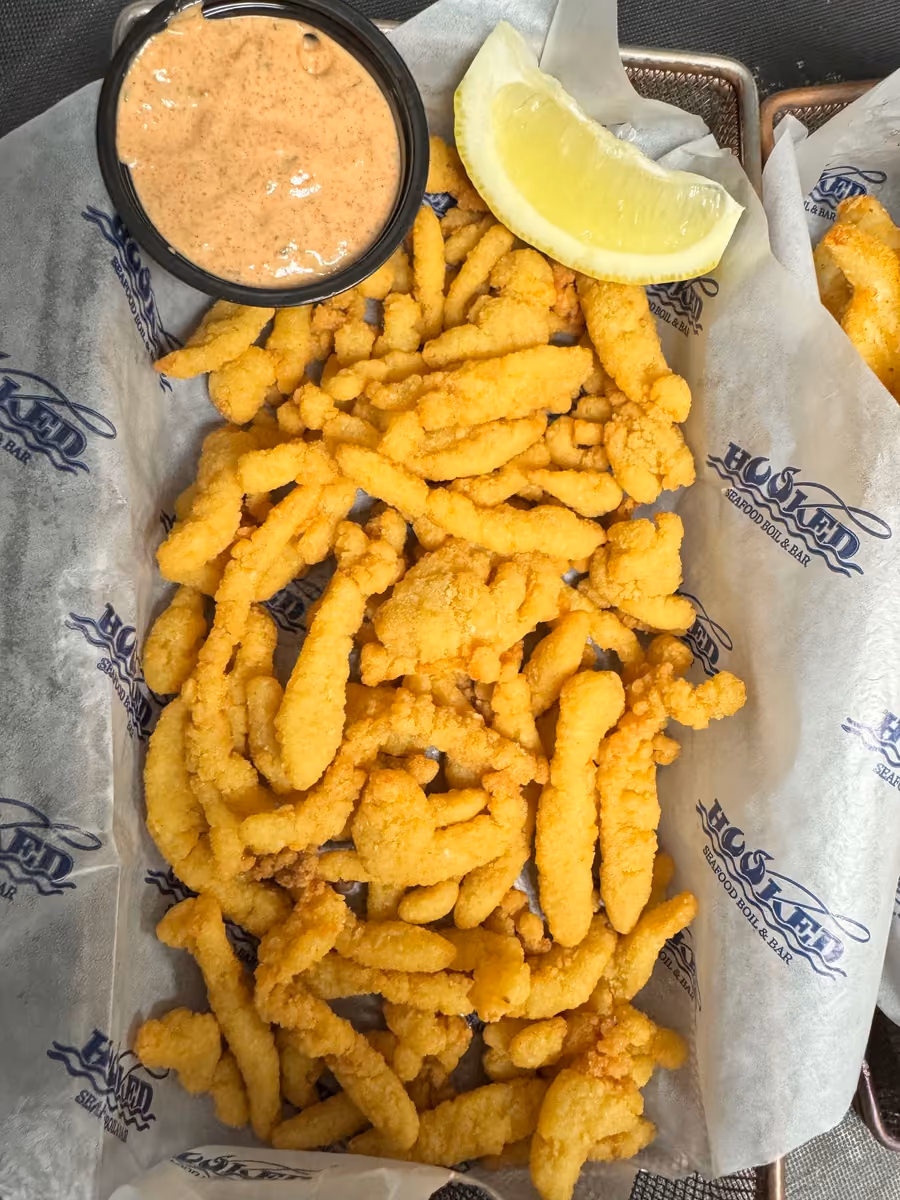 Fried Clam Strips Basket