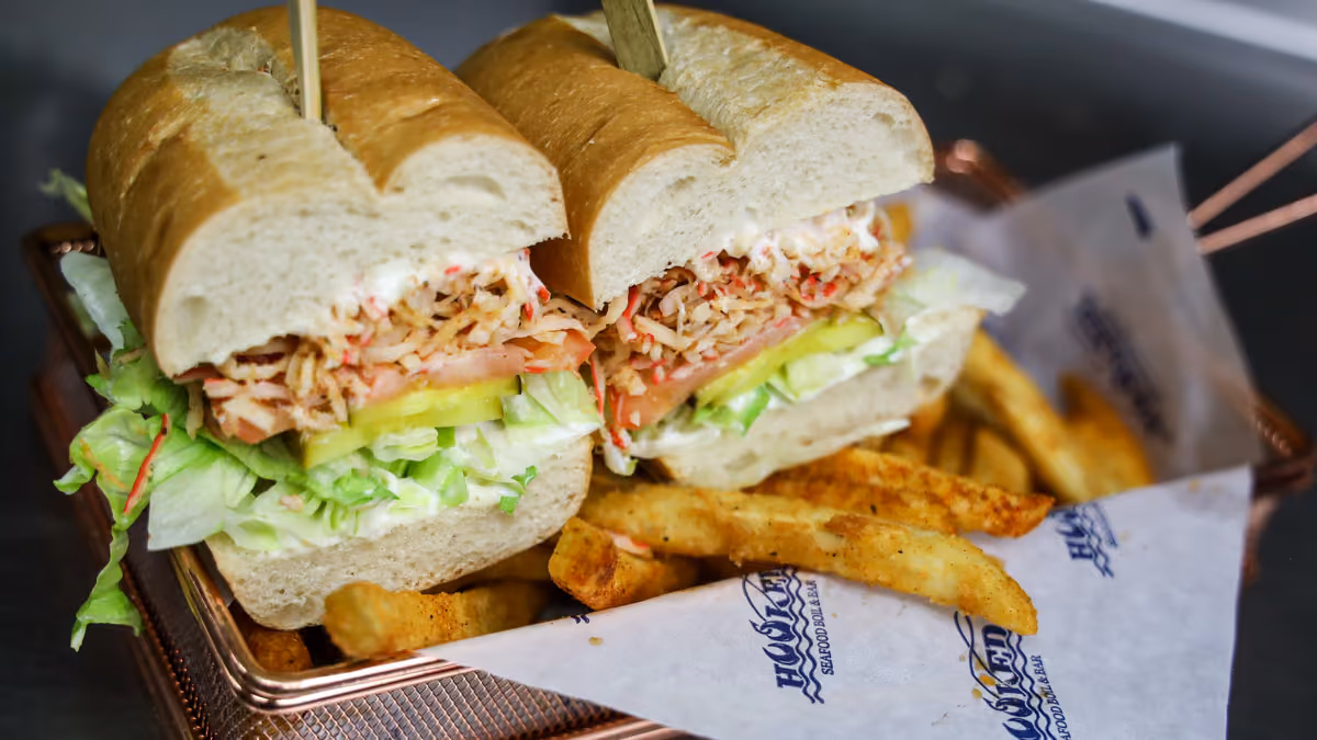 Crab Meat Po Boy