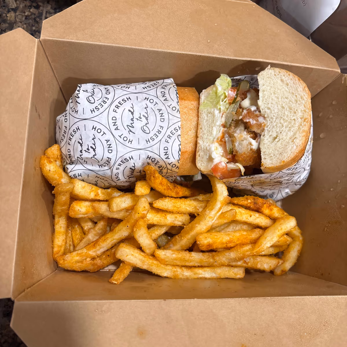 Fried Oyster Po Boy